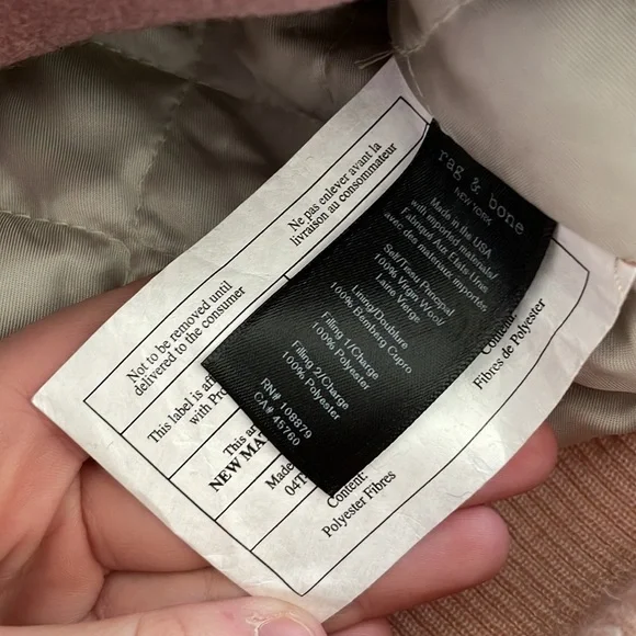 RAG & BONE | NWOT Oversized Elle Bomber Wool Jacket - Picture 15 of 17